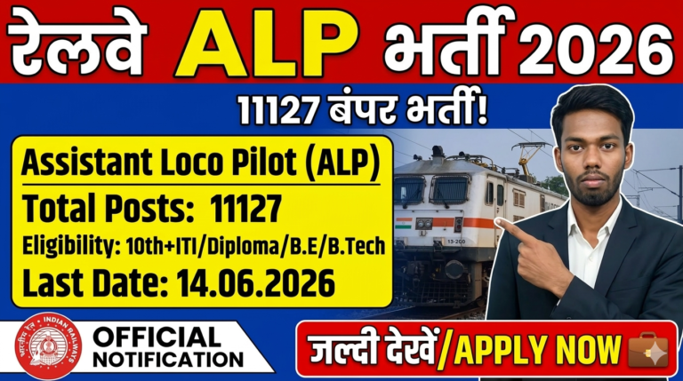 RRB ALP Recruitment 2026 Next Job Alert