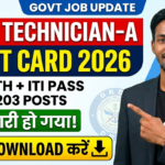 DRDO CEPTAM-11 Technician-A Admit Card 2026 Official Notice