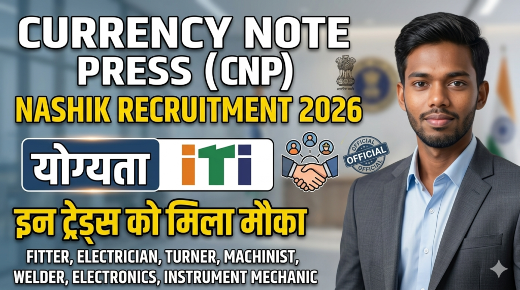 CNP Nashik Recruitment 2026 Out for 534 Supervisor, Junior Technician Posts
