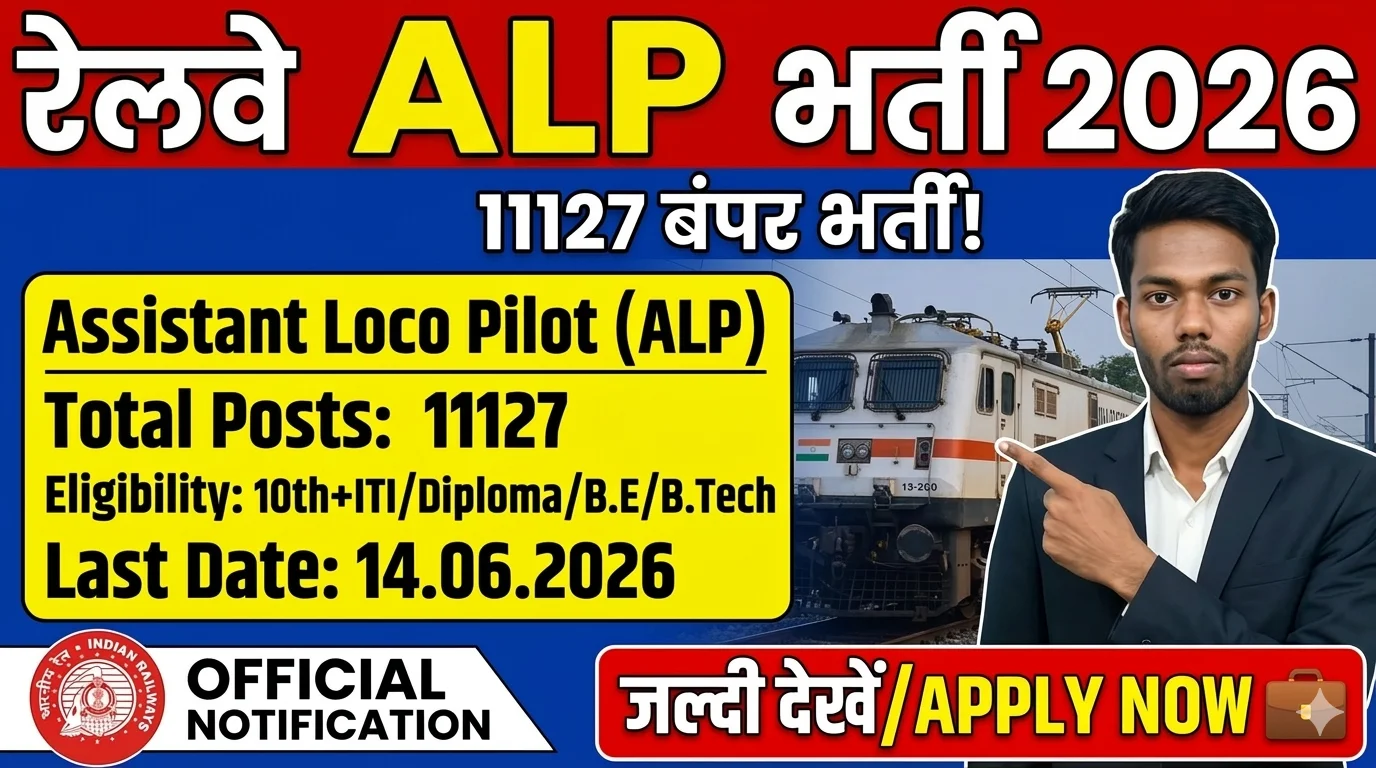RRB ALP Recruitment 2026 Next Job Alert